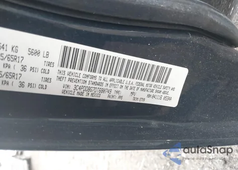 2013 Dodge Journey Sxt из США, поврежденный, VIN 3C4PDDBG7DT680749